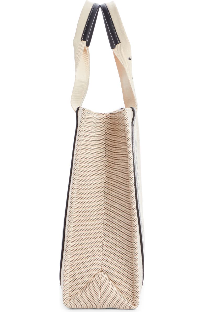 Chloé Large Woody Logo Strap Canvas Tote, Alternate, color,