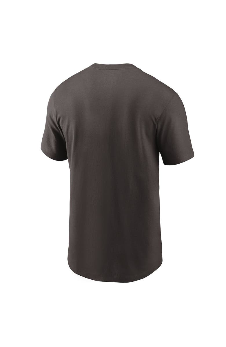 Nike Men's Nike Brown Cleveland Browns Team Wordmark T-Shirt, Alternate, color, Brown