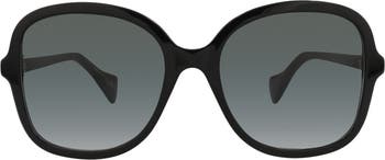 56mm Butterfly Sunglasses