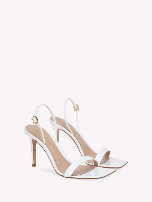 Gianvito Rossi Vernice 85 Patent-leather Slingback Sandals