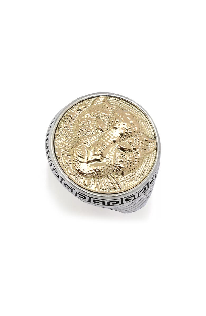 SAMUEL B. Leopard Ring, Main, color, Silver And Gold