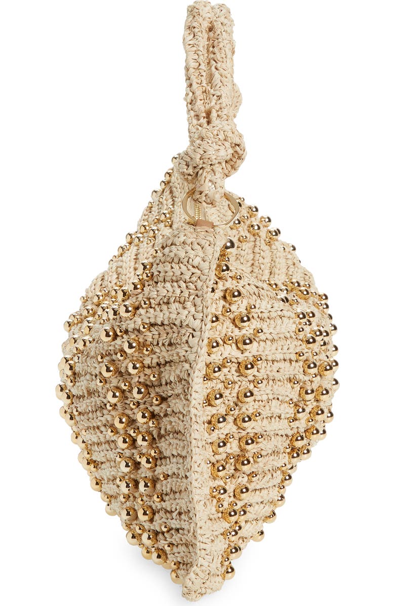 Cult Gaia Hera Raffia Shoulder Bag, Alternate, color,
