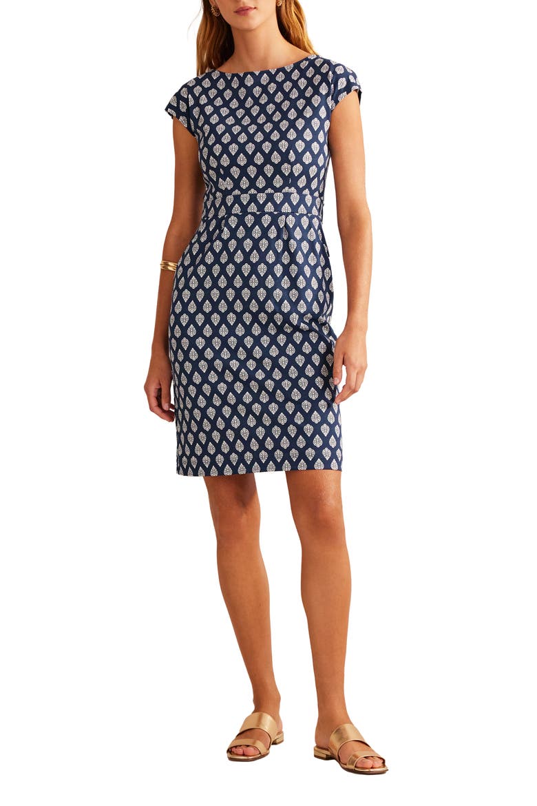 florrie jersey dress Boden Florrie Jersey Dress Olive Oil in Yellow