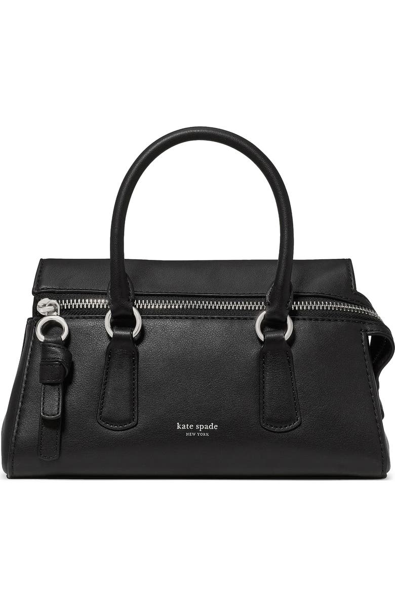 Kate Spade New York bond smooth leather mini handbag, Main, color, Black