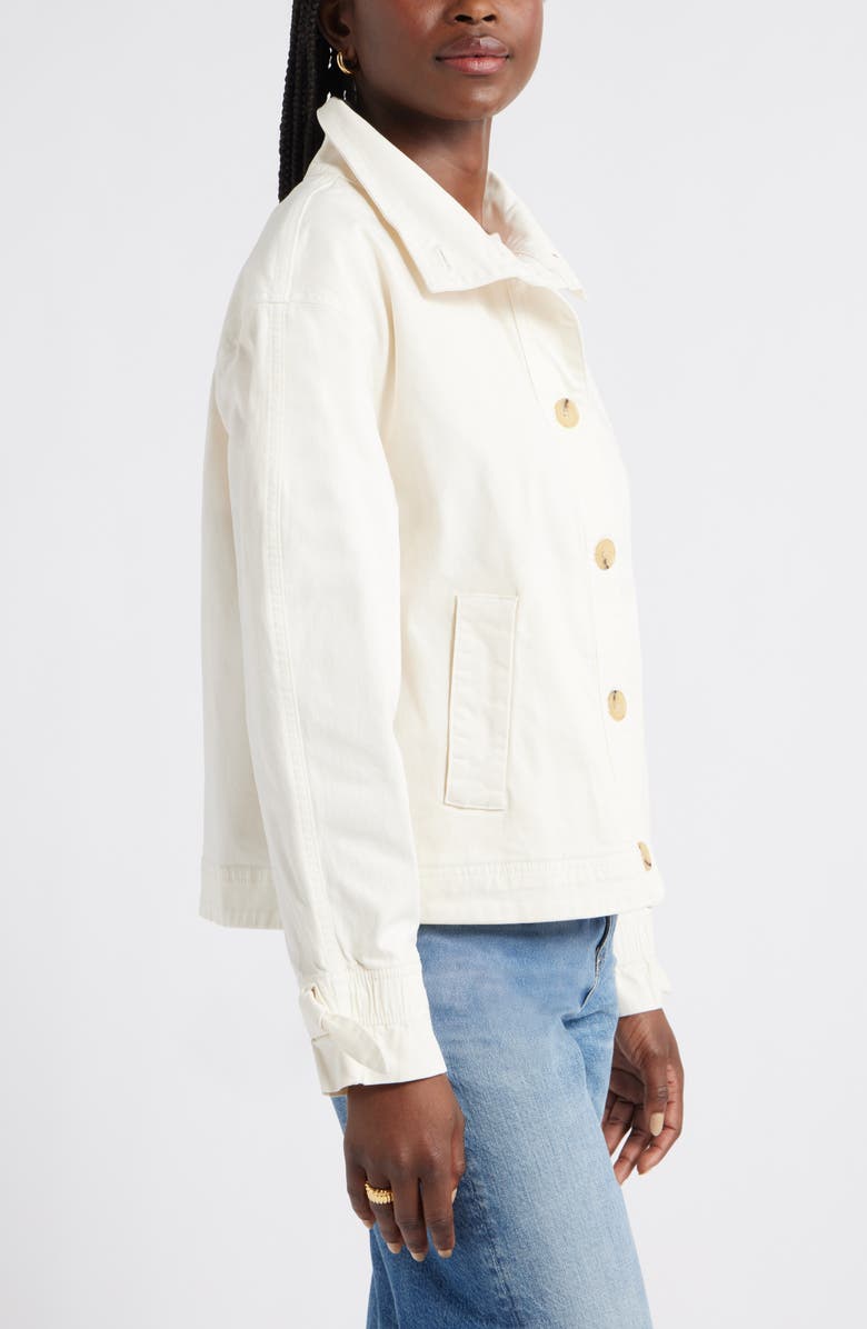 Cotton Stretch Twill Swing Jacket