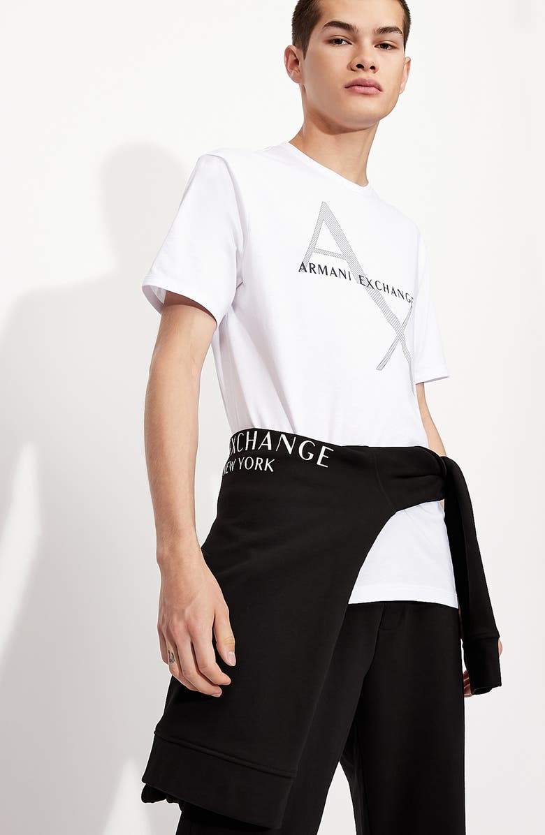 Armani Exchange Logo Fleece Joggers, Alternate, color,