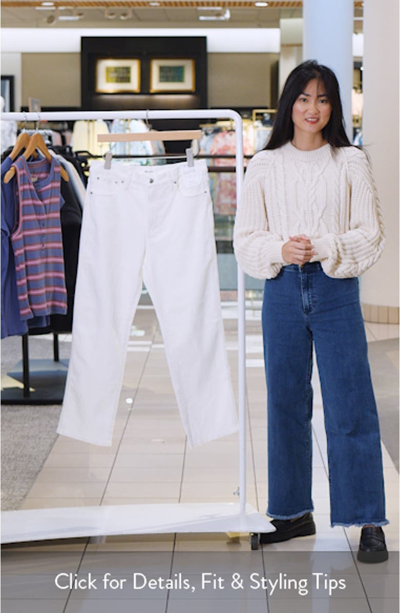 The Longline Straight Leg Jeans, sales video thumbnail