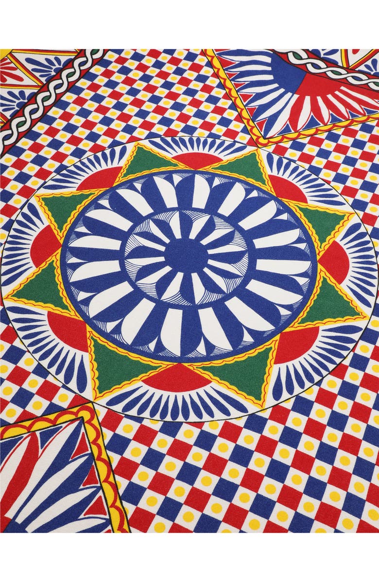 Dolce&Gabbana Caretto Cashmere Throw Blanket, Alternate, color, Red Multi