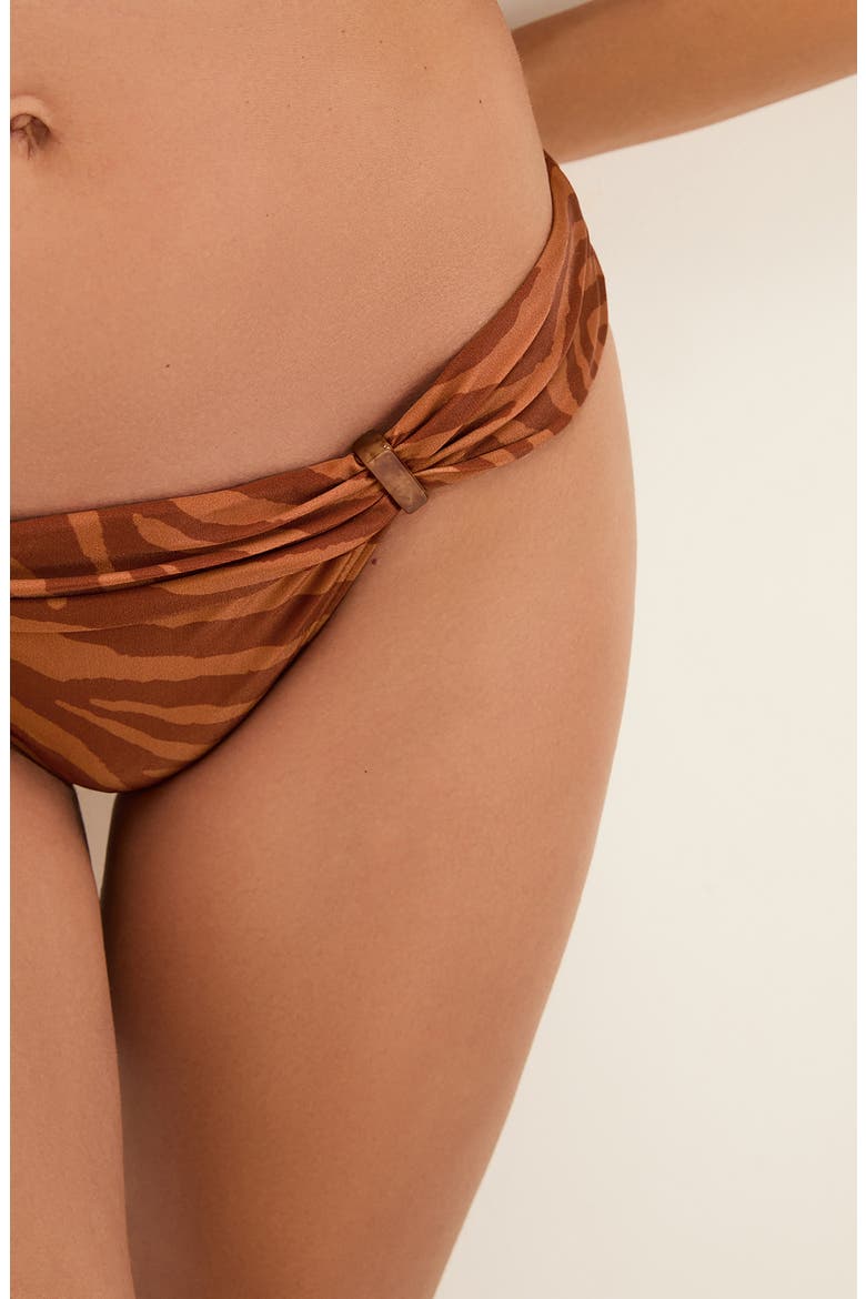 Sundown Bia Tube Bikini Bottoms, Alternate, color, BROWN MULTI