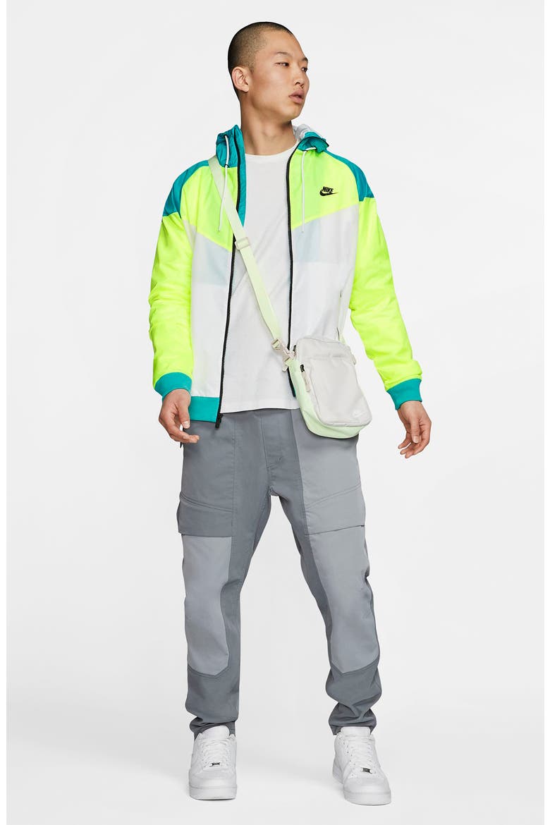 Color Hooks Windrunner Jacket, Alternate, color, VOLT/ WHITE/ TEAL NEBULA