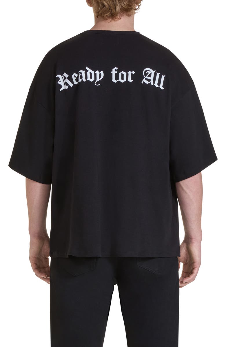 Trinidad3 Flaming Skull Cotton Graphic T-Shirt, Alternate, color, 