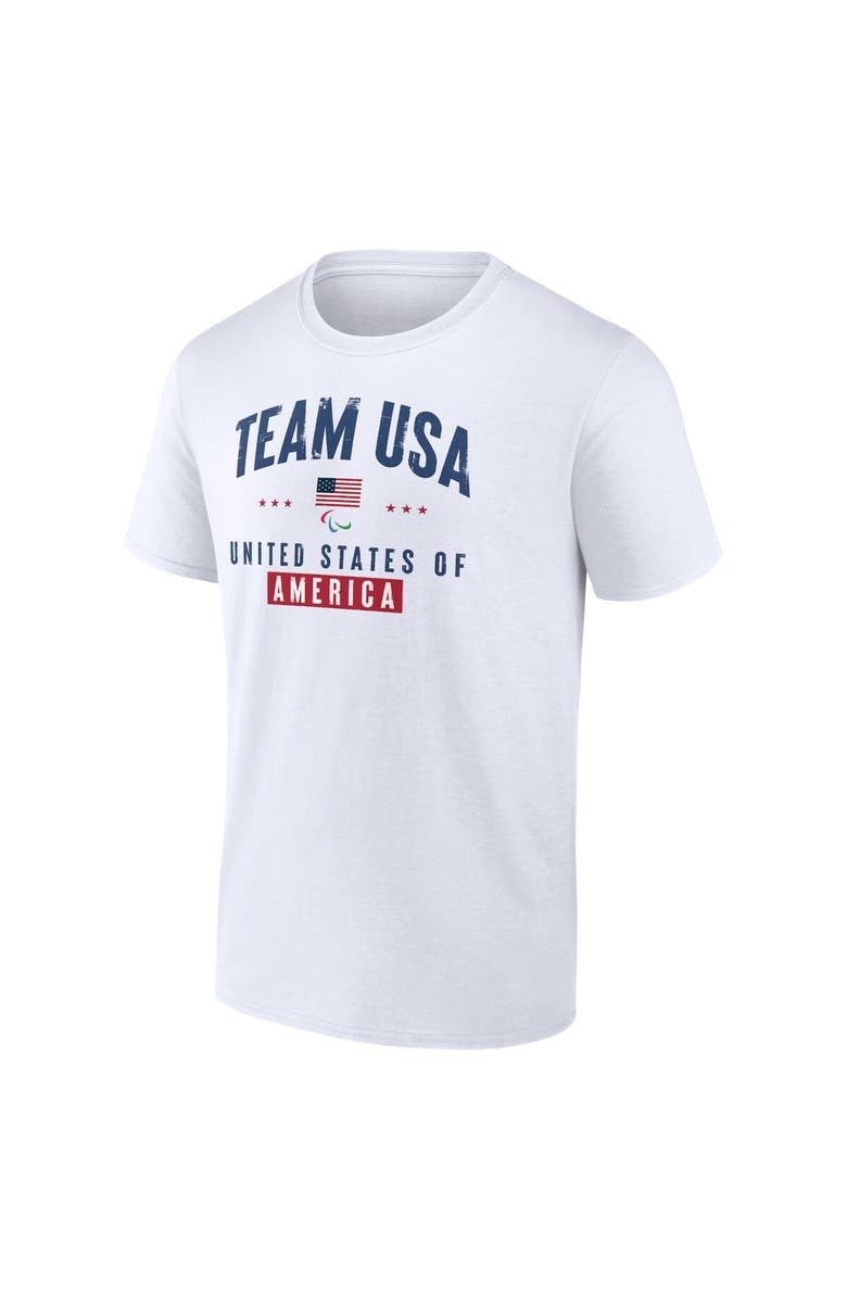 FANATICS Men's Fanatics Branded White Team USA Paralympics Historic Freedom T-Shirt, Alternate, color, White