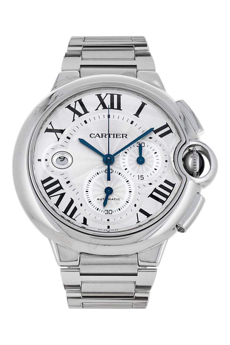 Cartier Preowned Ballon Bleu Bracelet Watch, 47mm, Main, color, SILVER