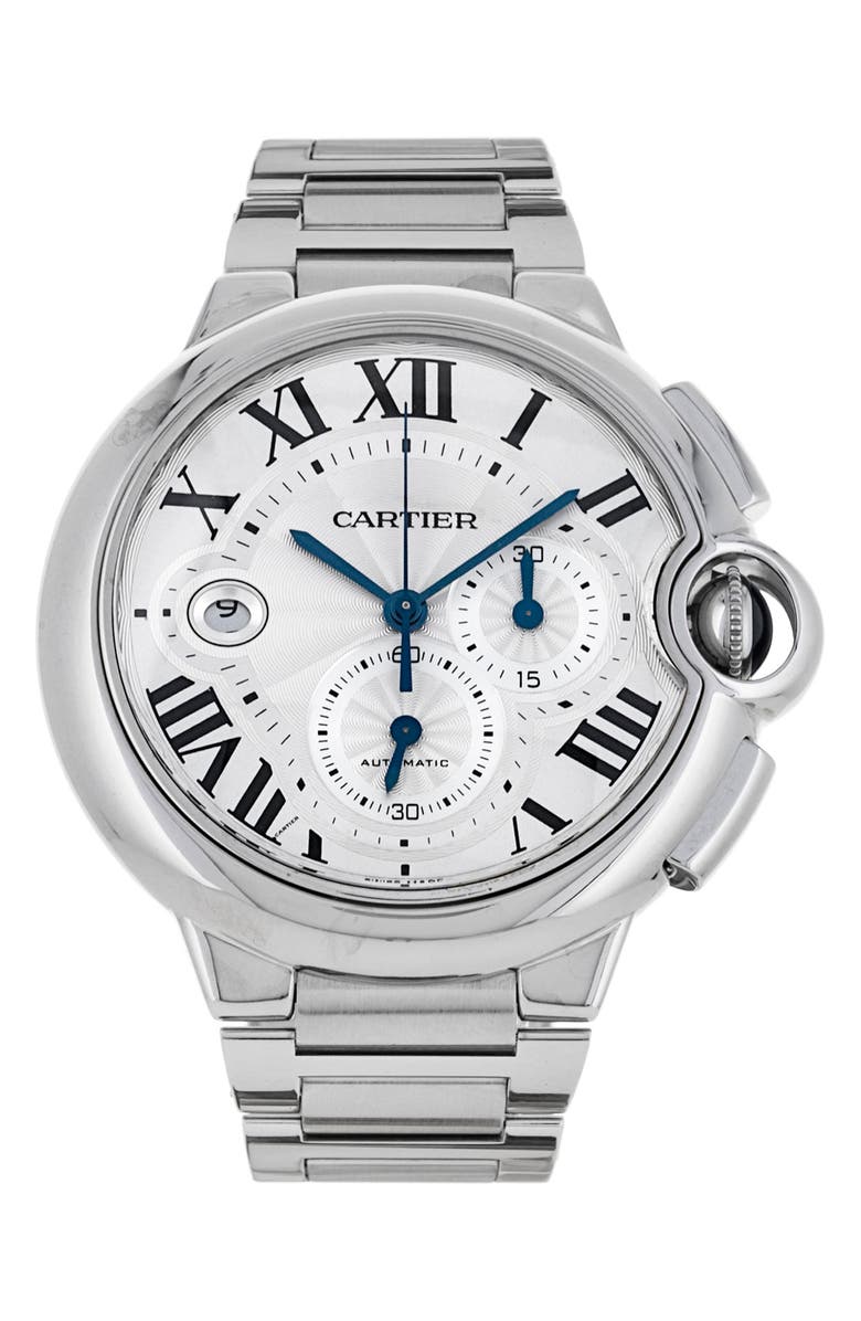 Watchfinder & Co. Cartier Preowned Ballon Bleu Bracelet Watch, 47mm, Main, color,