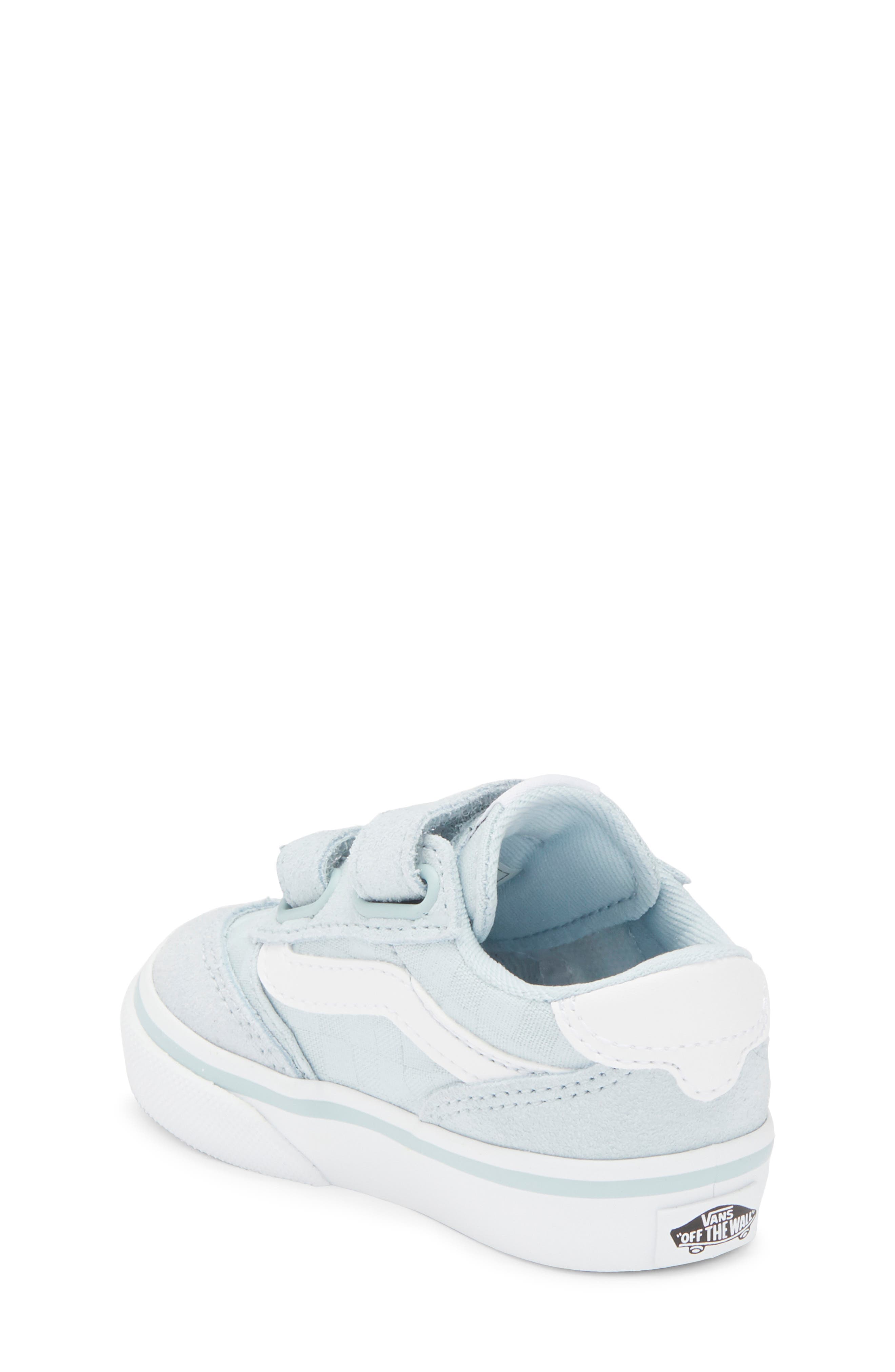 Vans Kids' Brooklyn Sneaker, Alternate, color, Check Textile Dawn Mist