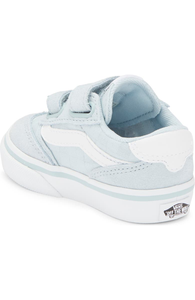 Vans Kids' Brooklyn Sneaker, Alternate, color, Check Textile Dawn Mist