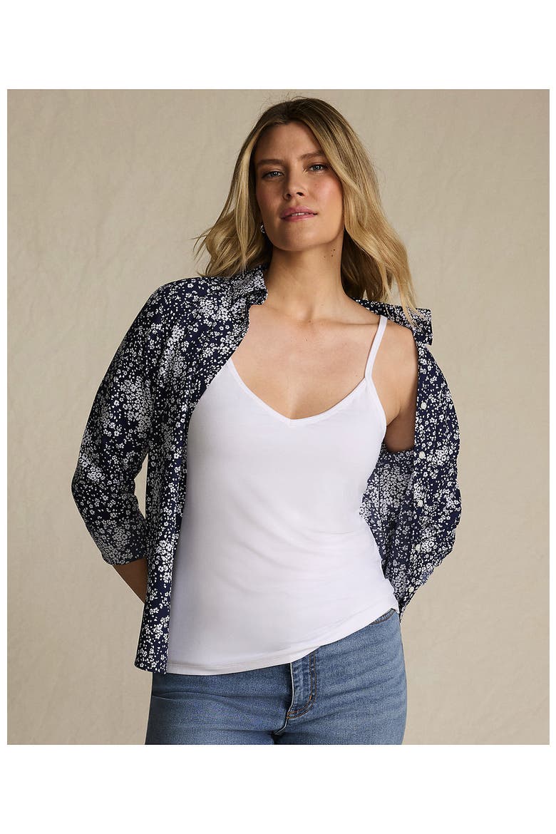 Cooling V-neck Camisole, Alternate, color, White