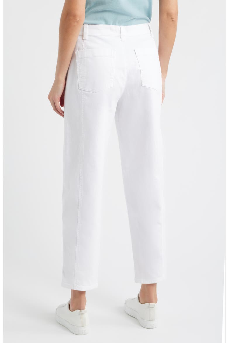 Lantern Ankle Jeans, Alternate, color, WHITE