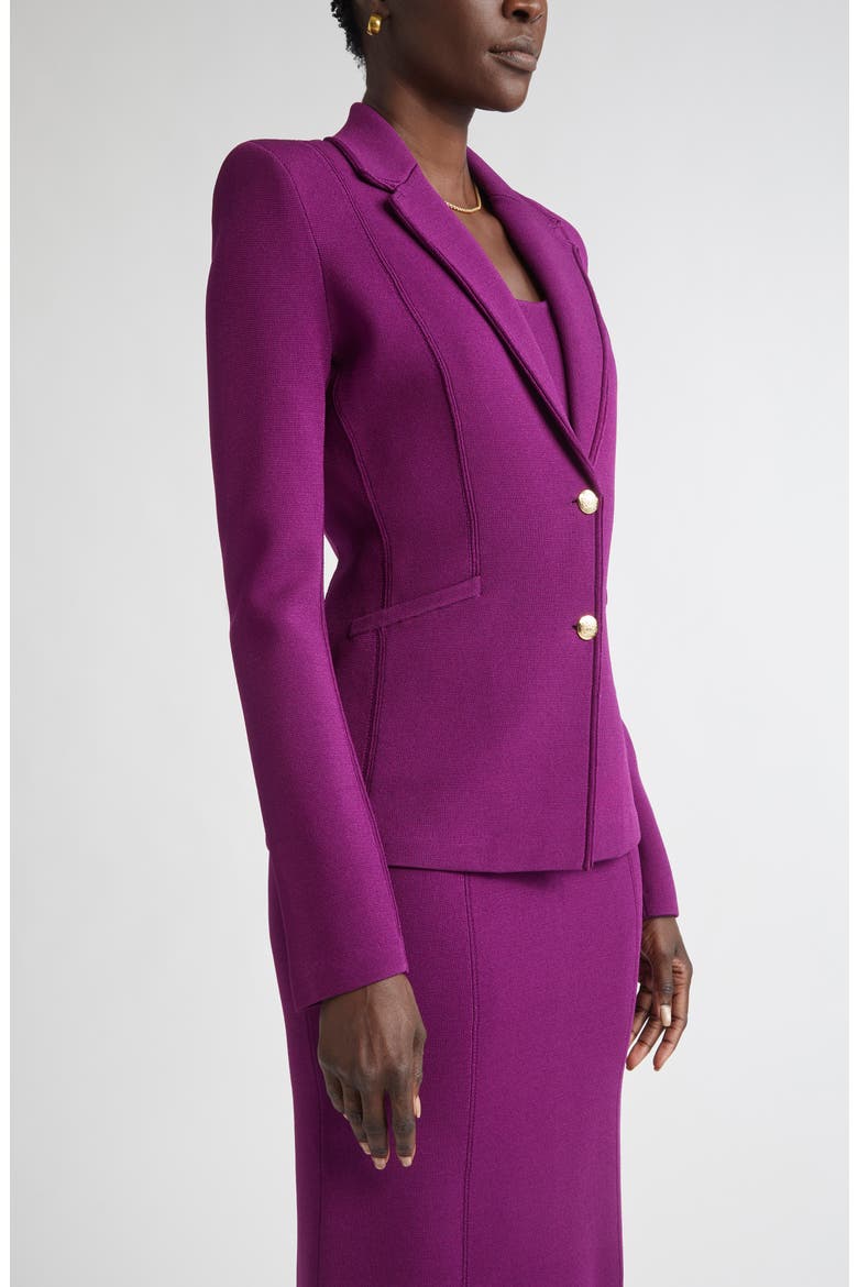 Milano Knit Jacket, Alternate, color, BOYSENBERRY
