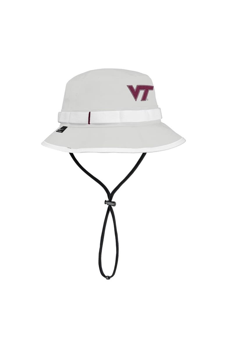 Nike Men's Nike Gray Virginia Tech Hokies 2025 On-Field Boonie Performance Bucket Hat, Main, color, Gray