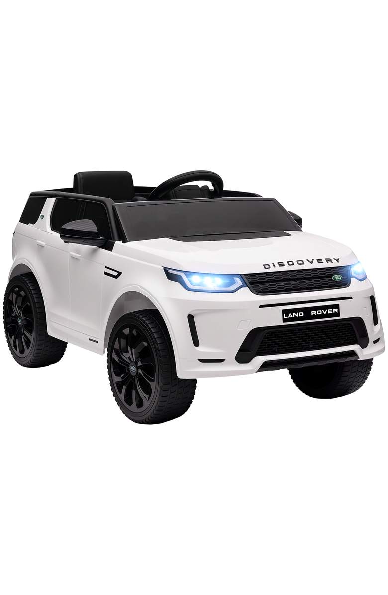 Qaba Land Rover Discovery Sport 12V Kids Ride on Car with Remote Control, Main, color, White