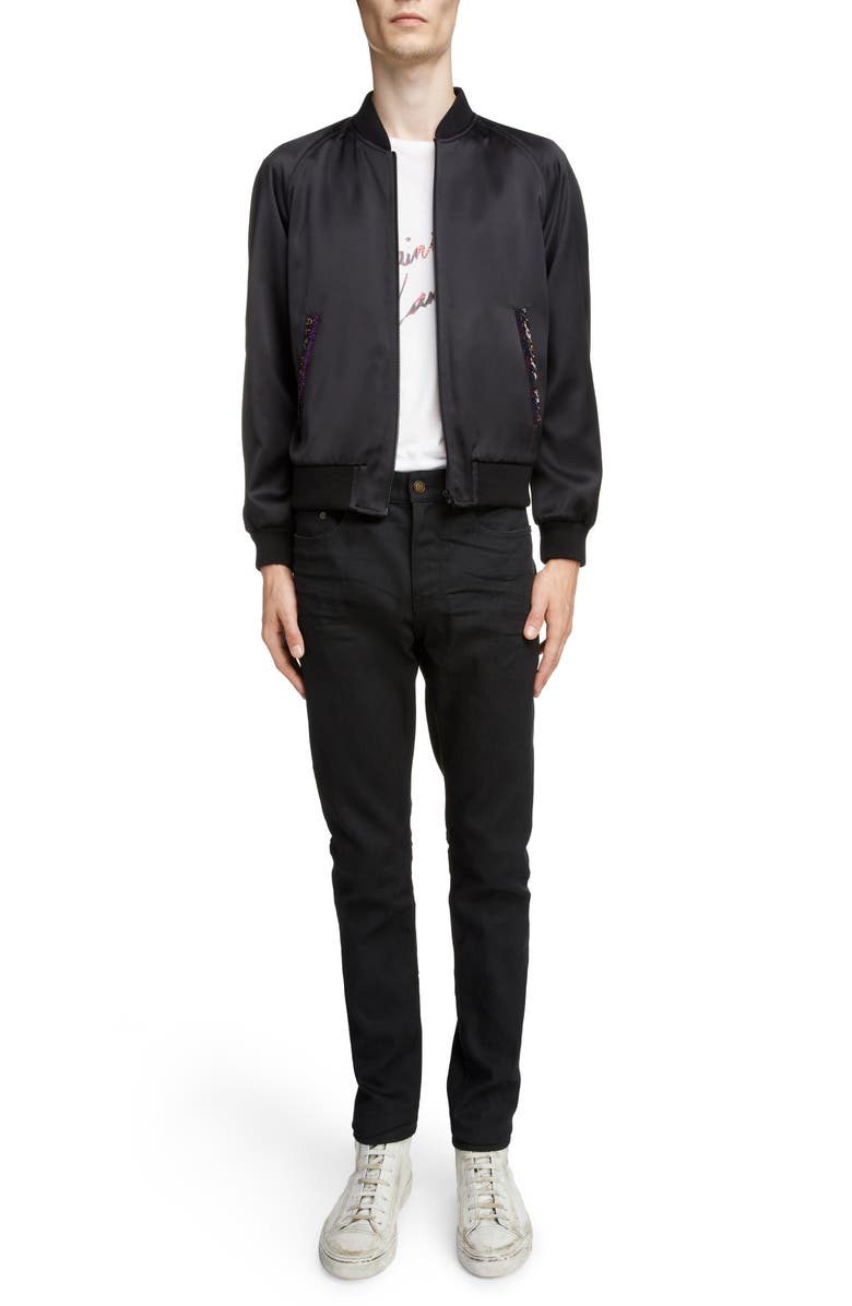 Saint Laurent Logo T-Shirt, Alternate, color, 