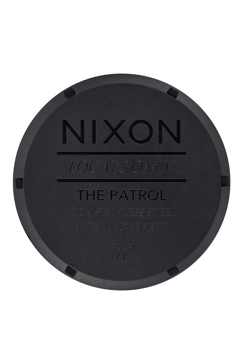 The Patrol Bracelet Watch, 42mm, Alternate, color, BLACK/ GOLD/ BLACK