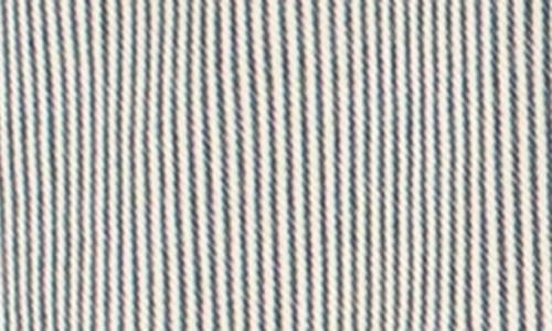 Liverpool Los Angeles Stripe Stretch Cotton Shirt Jacket In Gray