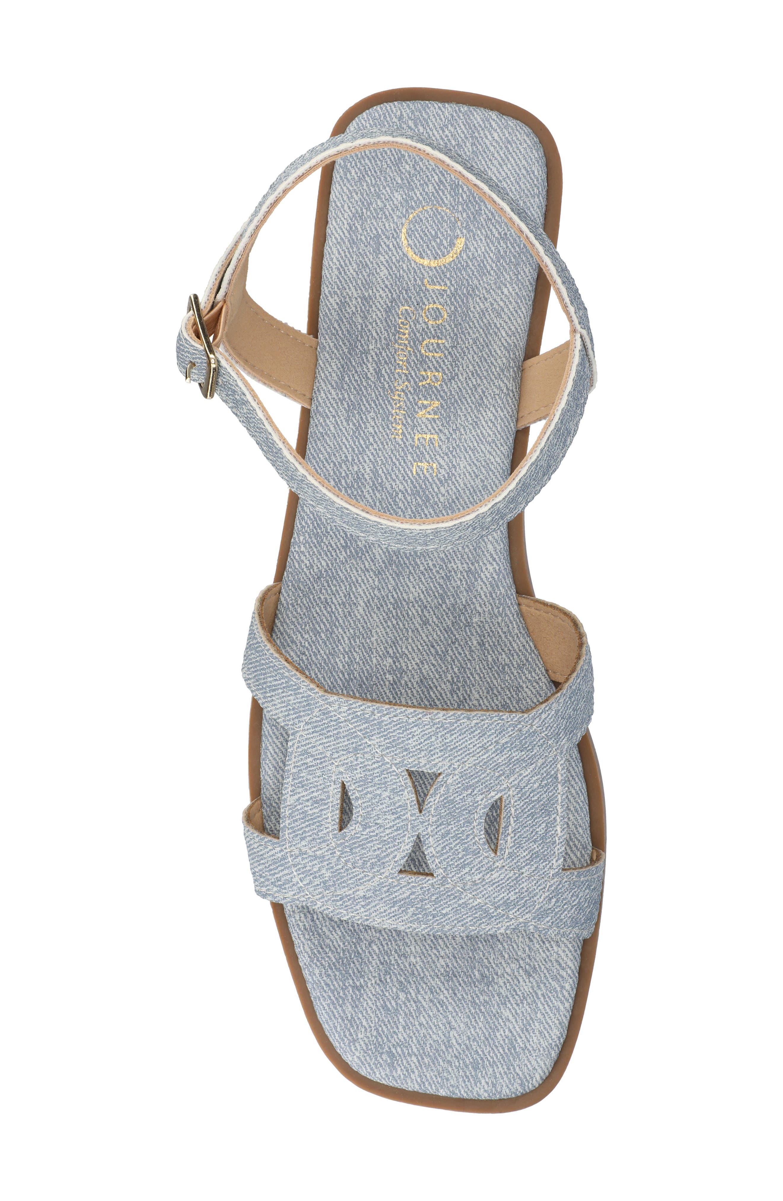 Bridey Sandal, Alternate, color, DENIM