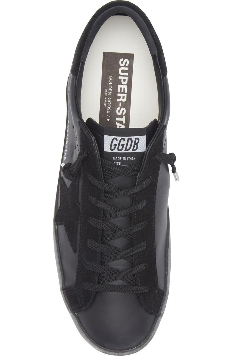 Golden Goose Super-Star Sneaker, Alternate, color, Black