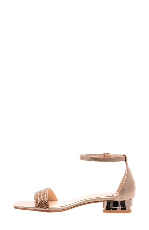 Lady Couture Doris Ankle Strap Sandal In Animal Print