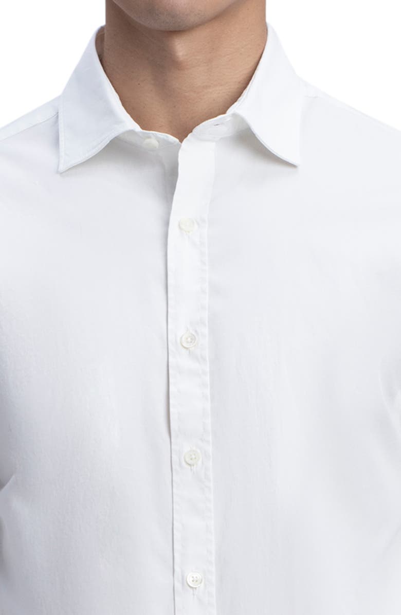 Bugatchi Shaped Fit Stretch Button-Up Shirt, Alternate, color, 