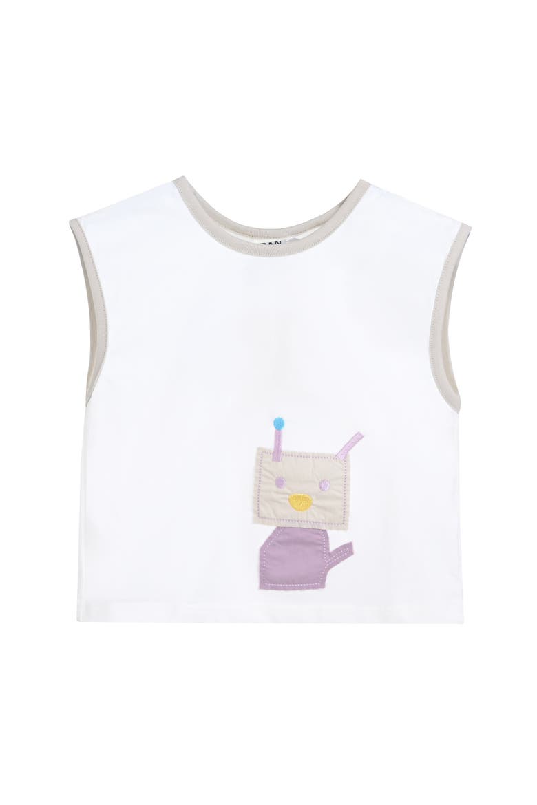 Robot Graphic Set, Alternate, color, White