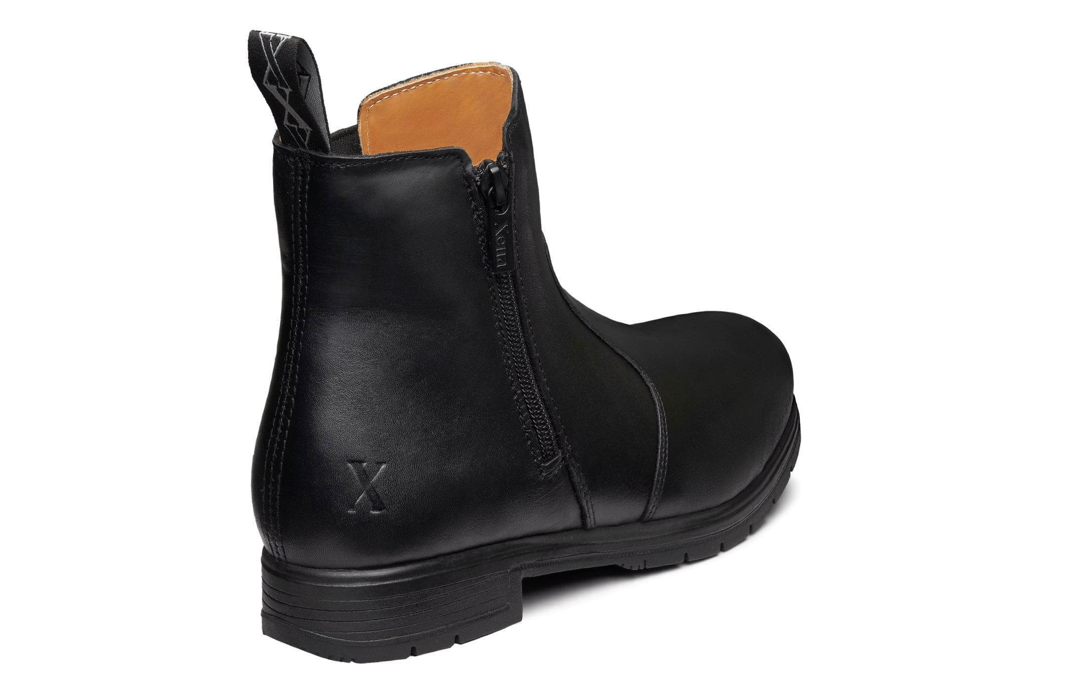 Xena Workwear Omega Steel Toe Chelsea Safety Boot, Alternate, color, Black