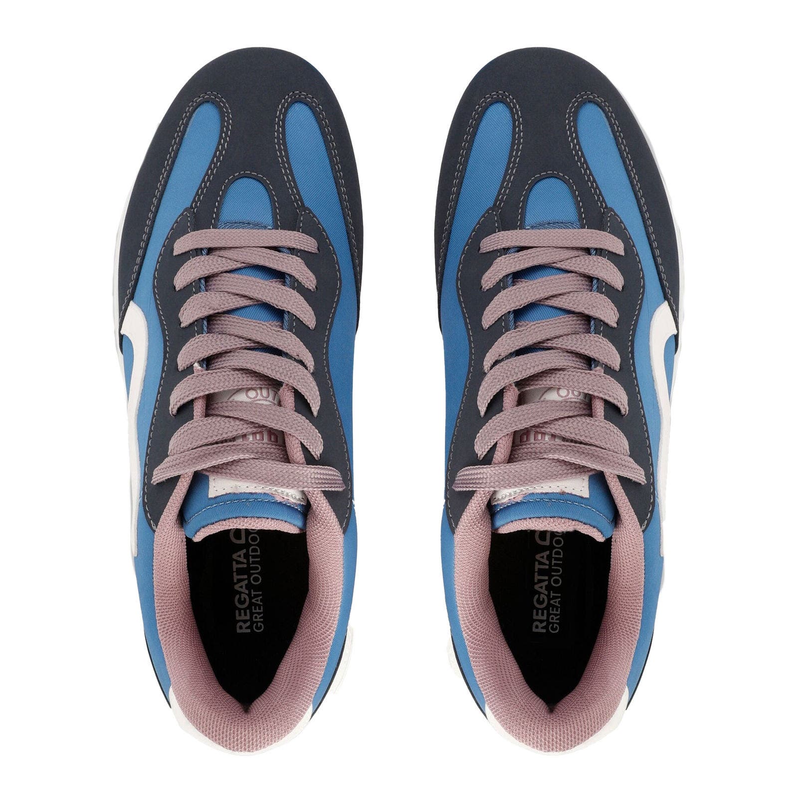 Marine Retro Sneakers, Alternate, color, Coronet Blue and Toadstool
