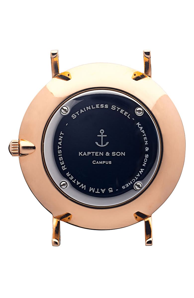 Kapten & Son Campus Leather Strap Watch, 40mm | Nordstrom