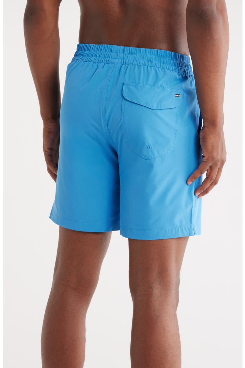 Solid Volley Swim Shorts, Alternate, color, LIGHT BLUE