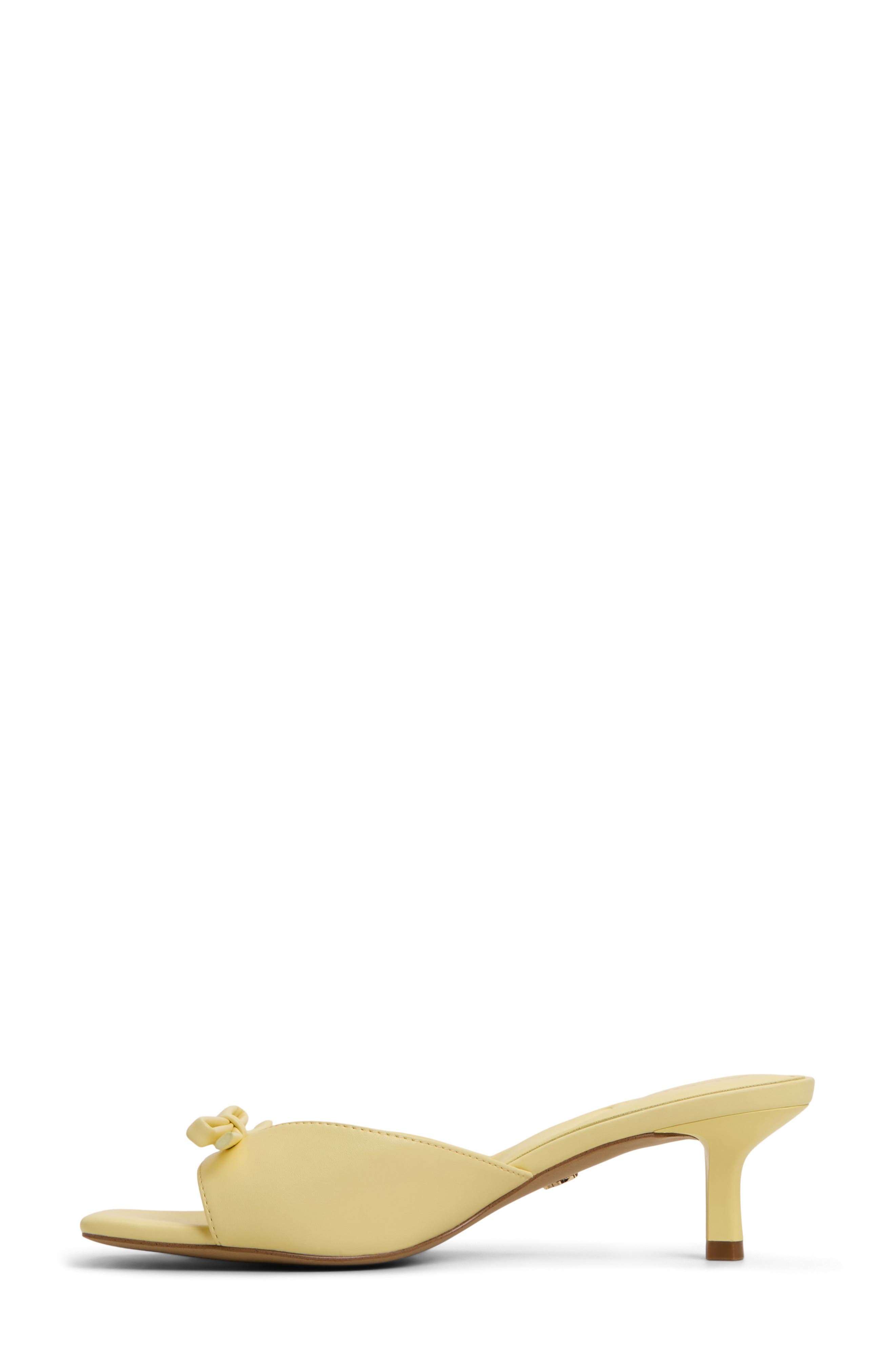 ALDO Belerose Slide Sandal, Alternate, color, Light Yellow