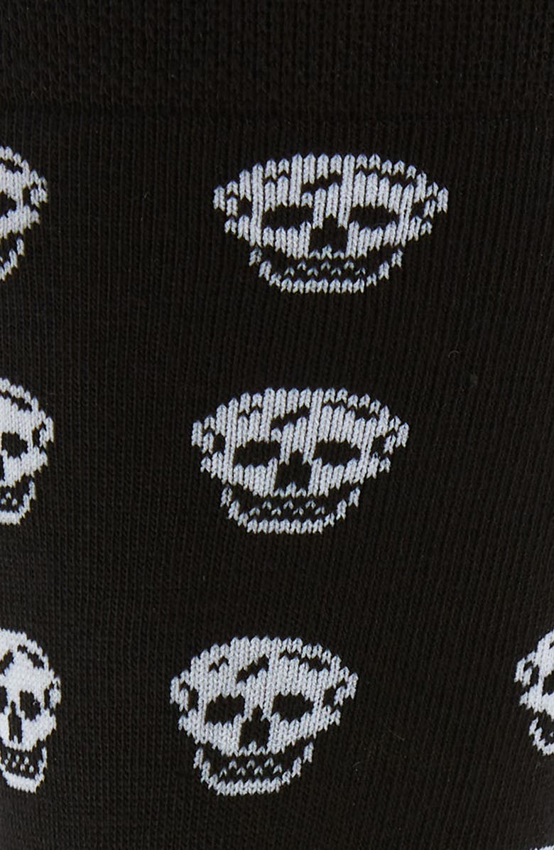McQueen Alexander McQueen Skull Short Socks, Alternate, color, 