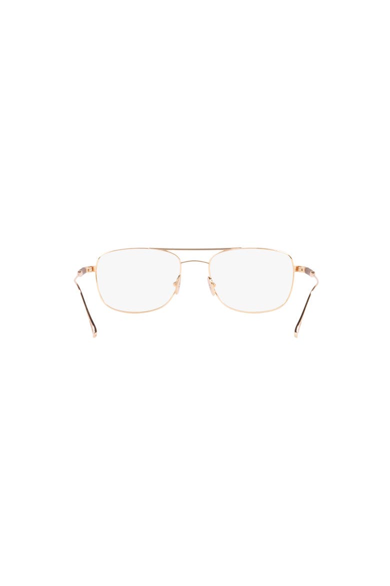 54mm Square optical glasses, Alternate, color, Gold