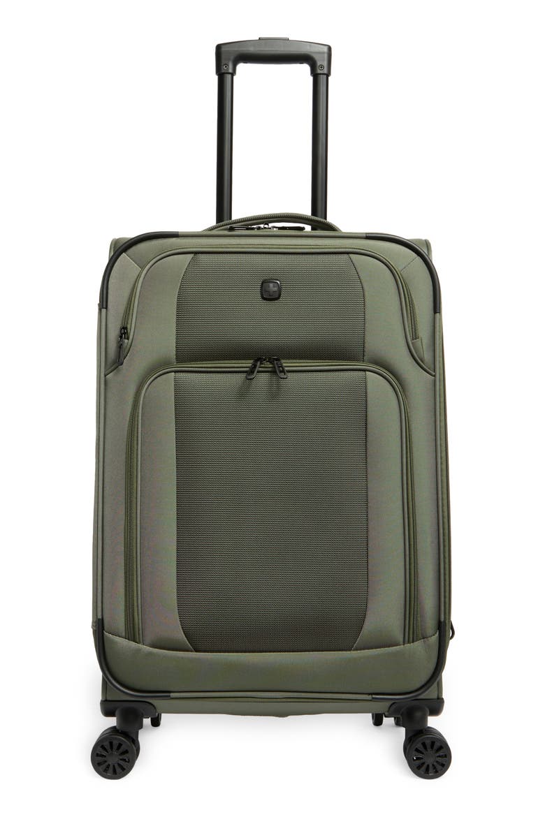 SW3460 24-Inch Softside Spinner Luggage, Main, color, OLIVE GREEN