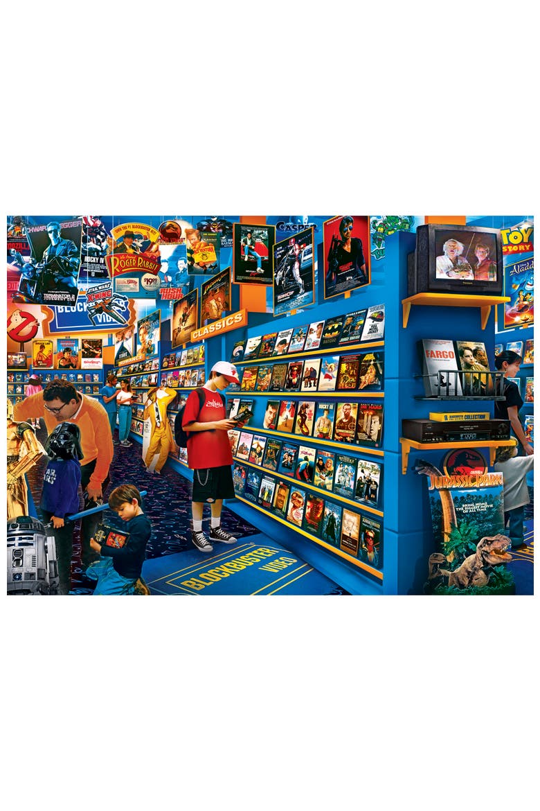 Be Kind, Please Rewind 1000 Piece Puzzle, Alternate, color, Multicolor