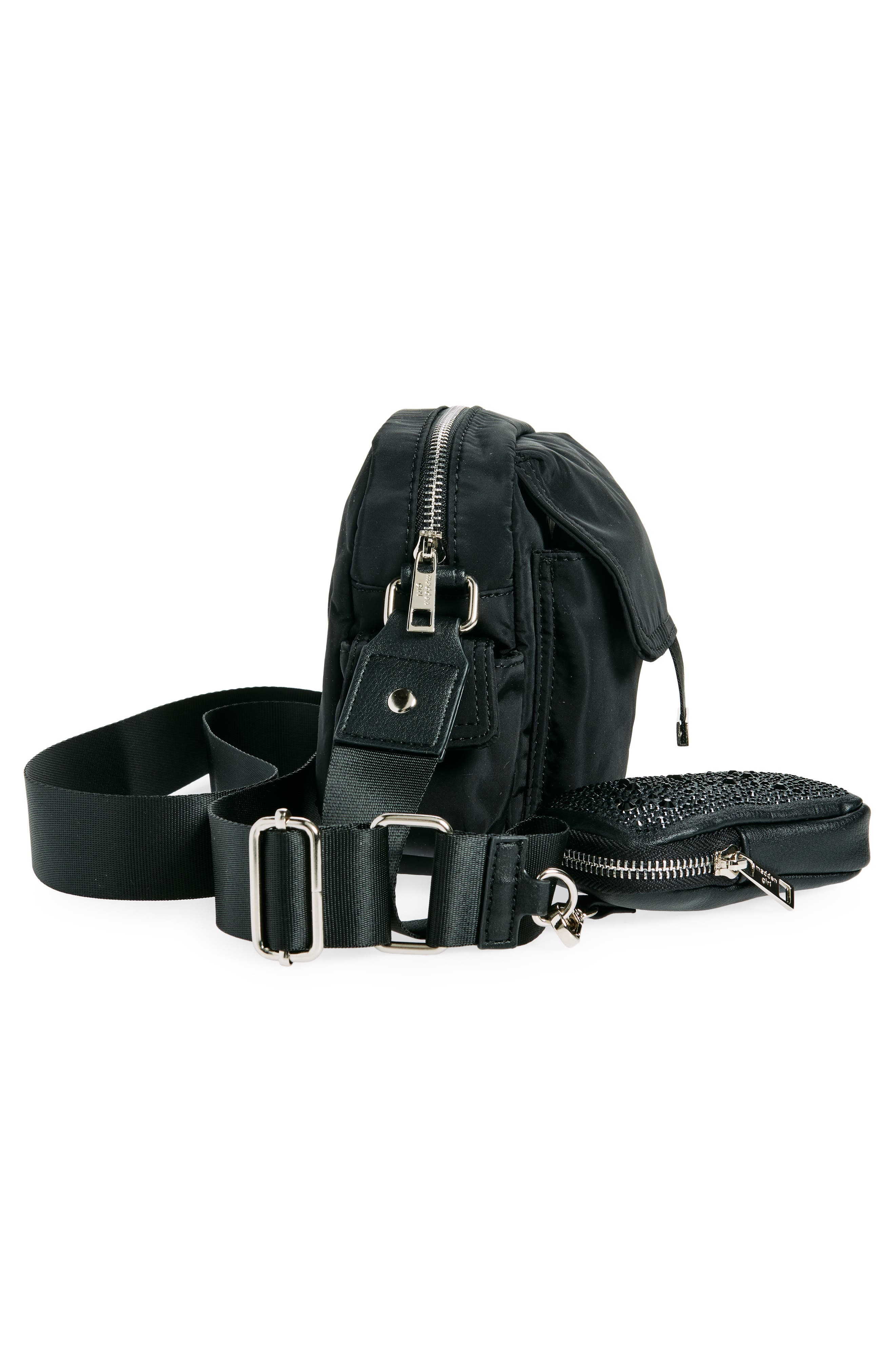 Madden Girl Nylon Cell Phone Crossbody Bag, Alternate, color, 