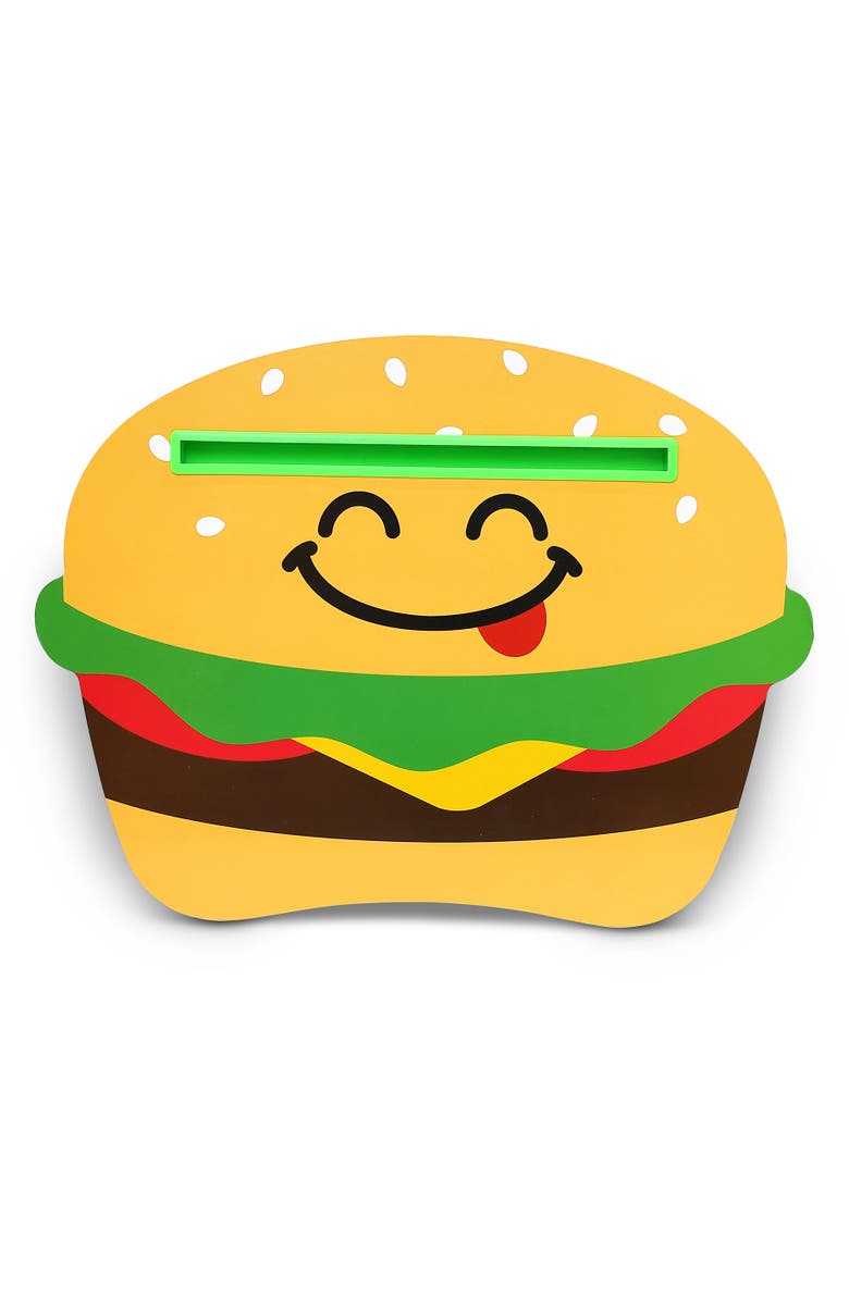 Good Banana Cheeseburger Lap Desk with Built in Tablet Holder, Main, color, Multicolored