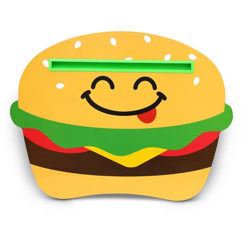 Cheeseburger Lap Desk with Built in Tablet Holder
