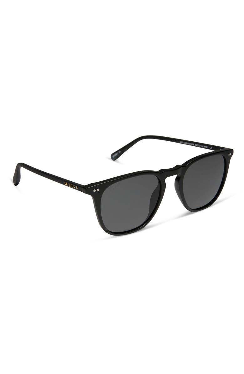 DIFF Brody XL 51mm Square Sunglasses, Alternate, color, Matte Black