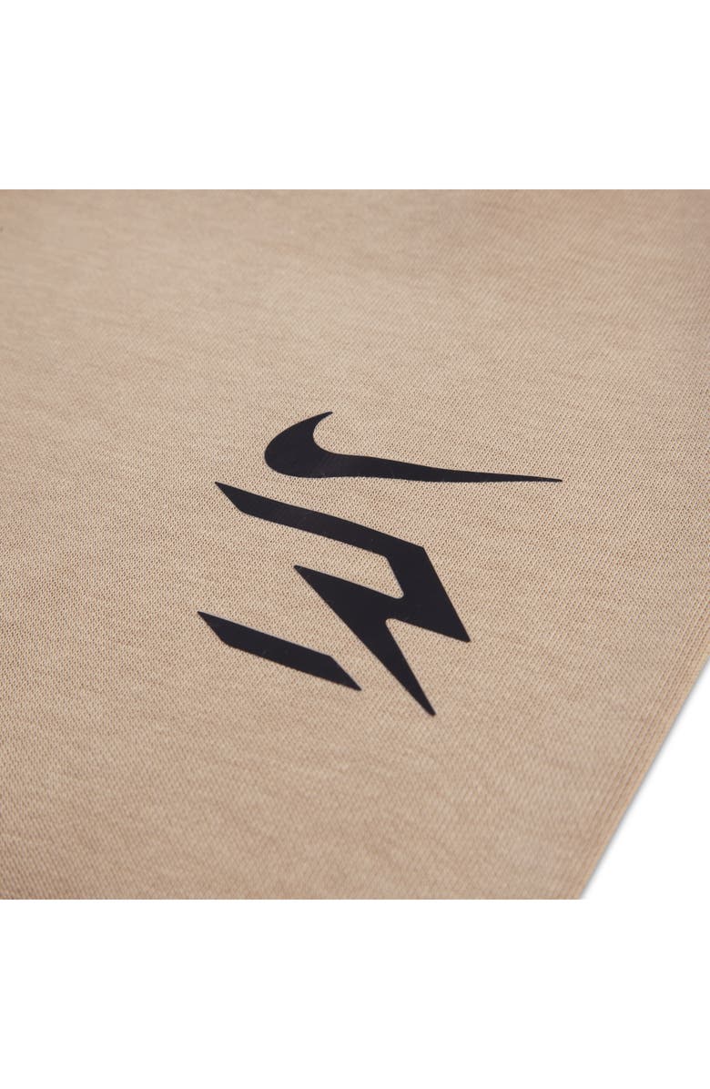 3 Brand Kids' Fleece Hoodie & Joggers Set, Alternate, color, Hemp