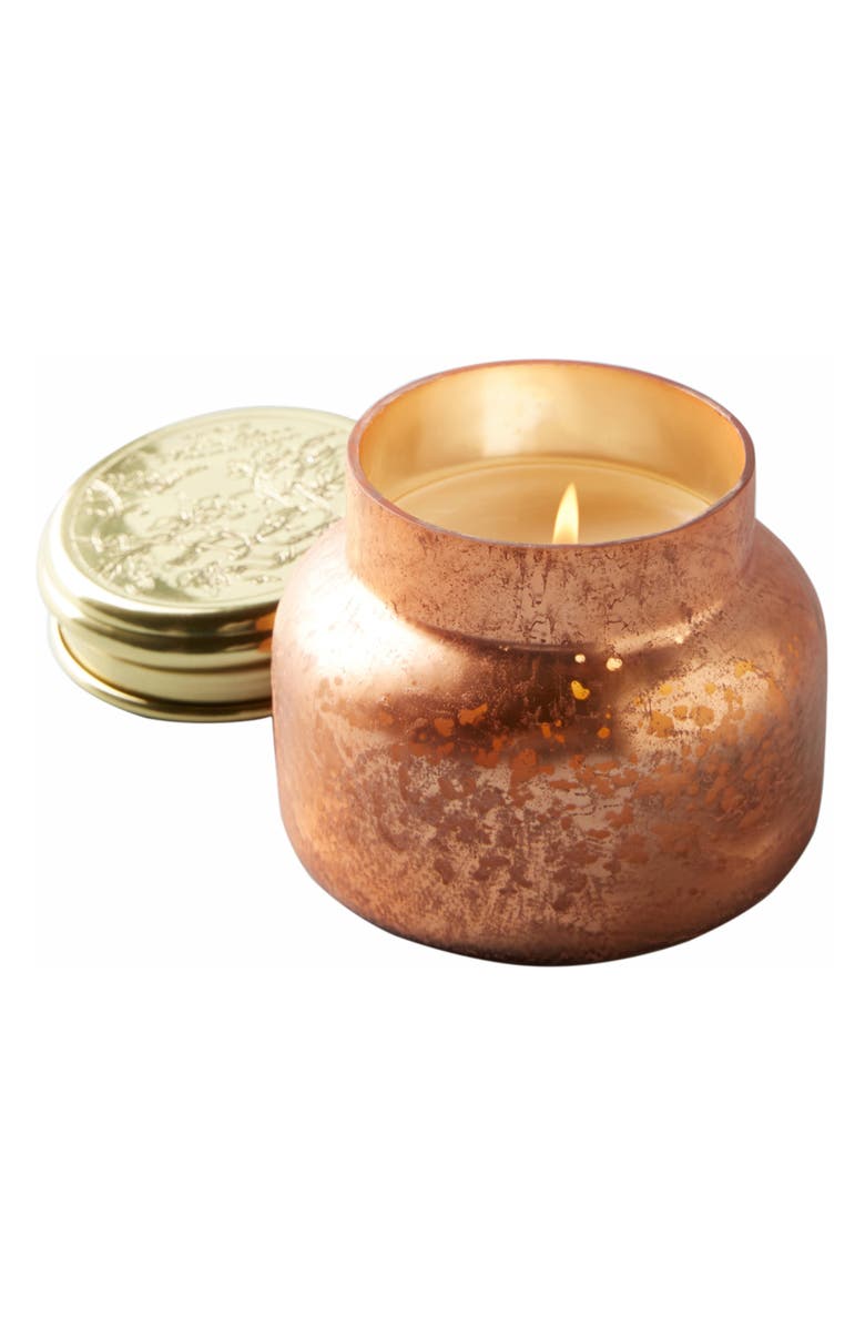 Anthropologie Home Capri Blue Pumpkin Scented Feathered Jar Candle, Alternate, color, 