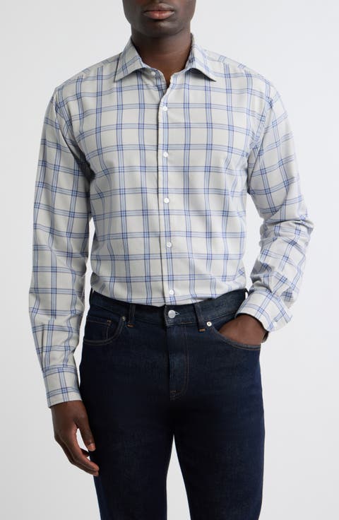 Preston Performance Flannel Button-Up Shirt