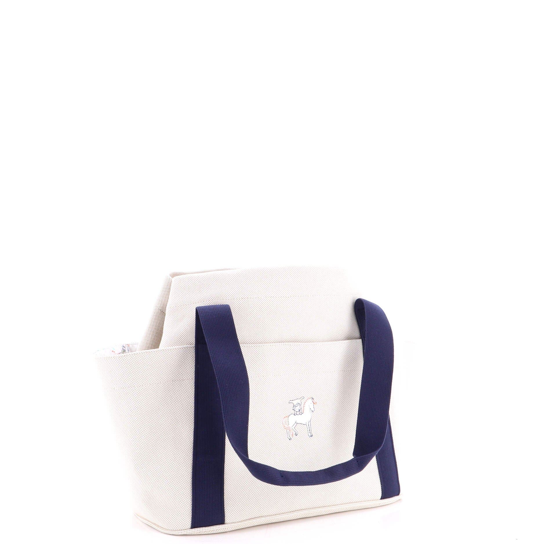 Cabriole Nappy Tote Canvas, Alternate, color, Beige